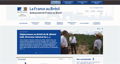 Desktop Screenshot of ambafrance-br.org
