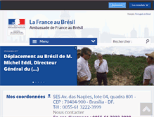 Tablet Screenshot of ambafrance-br.org